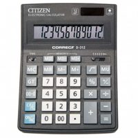 Калькулятор SDB1201-BK CITIZEN 12-разр. Бухгалтерский,цвет - черный - black - фото
