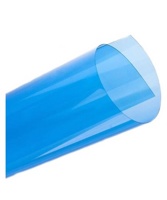 Обложка A4 Пластик 180мкм OFFiCE KiT(100шт),цвет - синий - blue,для переплета - фото