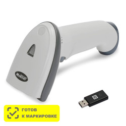 Сканер штрихкода MERTECH CL-2210 P2D USB;USB(эмуляция RS-232),цвет - белый - white - фото